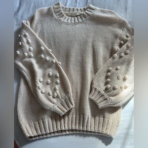 Mi Ami Beige Sweater
